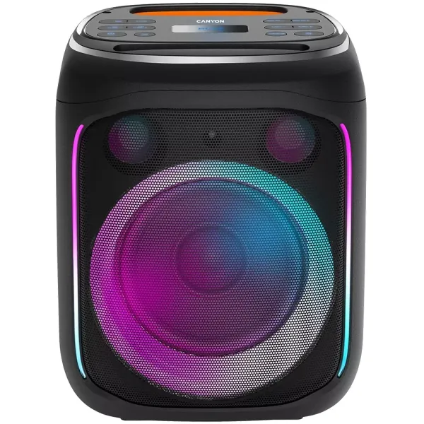 Колонка портативная OnFun 5, чёрно-оранжевая Canyon (CNE-PBSP5) - Фото 9