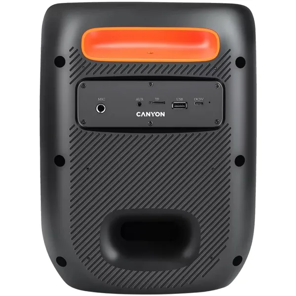 Колонка портативная OnFun 5, чёрно-оранжевая Canyon (CNE-PBSP5) - Фото 7