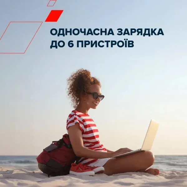 Аккумулятор внешний Power Bank 60000 mAh OnPower 610 PD 100W белый Canyon (CNS-CPB610W) - Фото 3