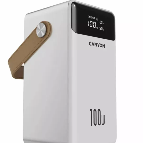 Аккумулятор внешний Power Bank 60000 mAh OnPower 610 PD 100W белый Canyon (CNS-CPB610W) - Фото 5