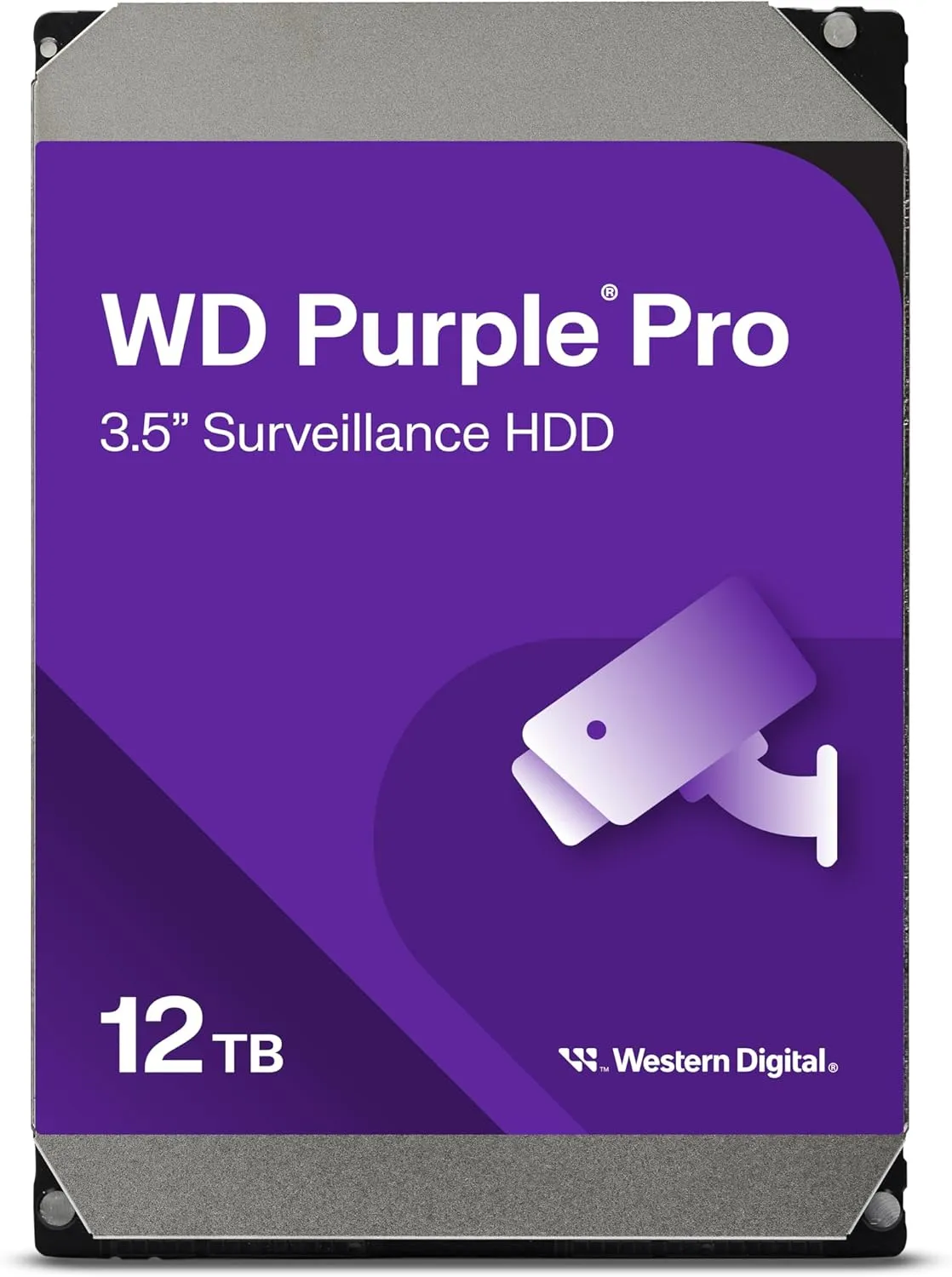Жорсткий диск 12TB 3.5" 7200 512MB SATA Purple Pro Surveillance WD (WD122PURP) Жорсткий диск 12TB 3.5" 7200 512MB SATA Purple Pro Surveillance WD (WD122PURP)
