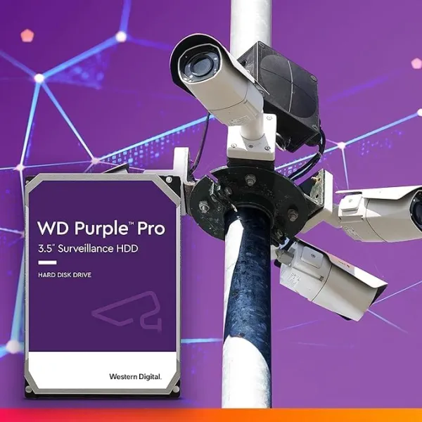 Жесткий диск 10TB 3.5" 7200 512MB SATA Purple Pro Surveillance WD (WD102PURP) - Фото 1