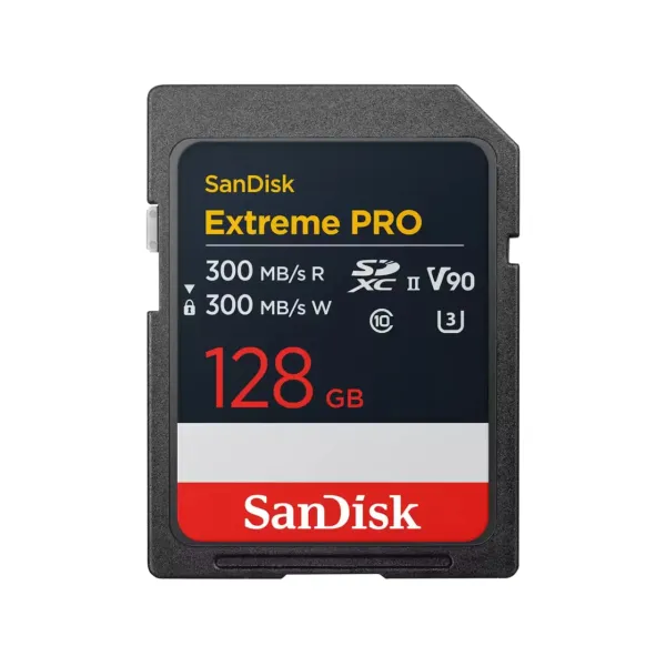 Карта памяти 128GB SD C10 UHS-II U3 R300/W300MB/s Extreme Pro V90 SanDisk (SDSDXDM-128G-GN4IN)