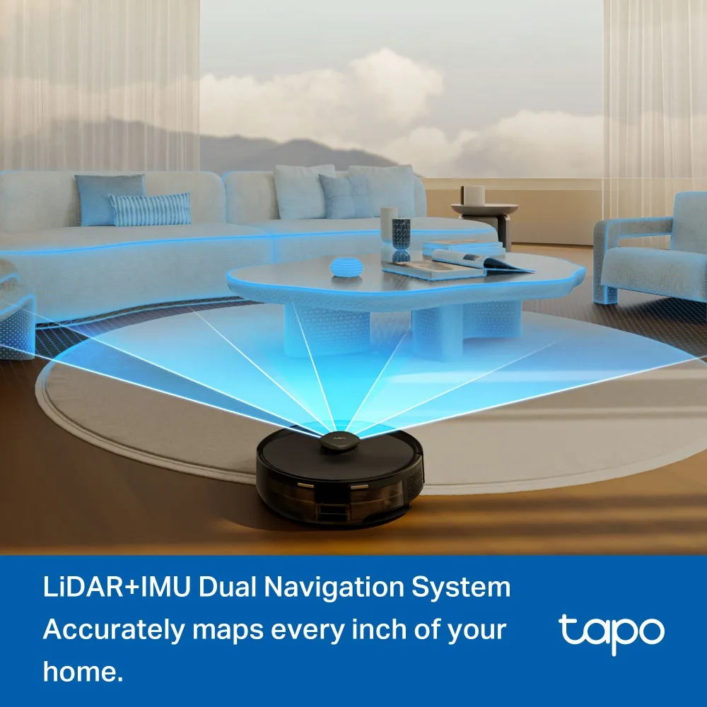 Робот-пылесос TAPO RV 30 MAX LIDAR TP-LINK (TAPO-RV30-MAX-PLUS) - Фото 8