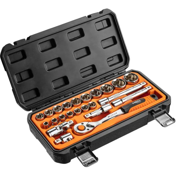 Набор торцевых головок 1/2", 23шт, CrV Neo Tools (08-694)