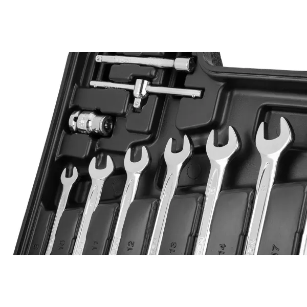 Набор инструмента 82шт, 1/2", 1/4", CrV, кейс Neo Tools (10-059) - Фото 5