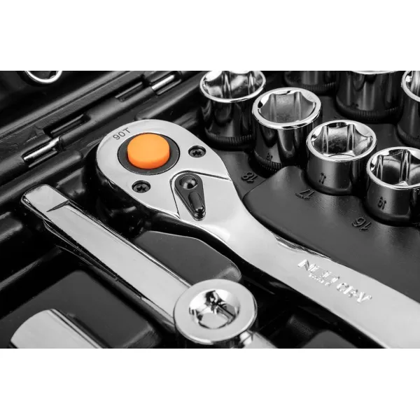 Набор инструмента 82шт, 1/2", 1/4", CrV, кейс Neo Tools (10-059) - Фото 8