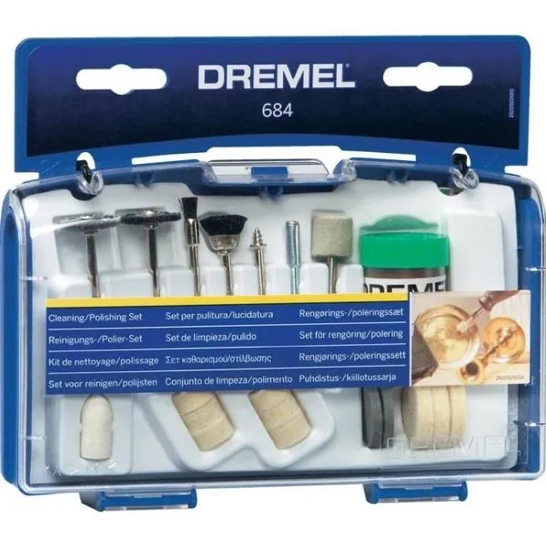 Набор оснастки для чистки, 20 ед Dremel (2.615.068.4JA)