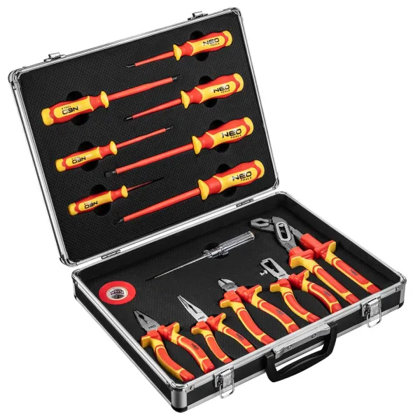 Набор инструментов 13шт, для электрика 1000В, CrV и S2 Neo Tools (01-234) - Фото 2