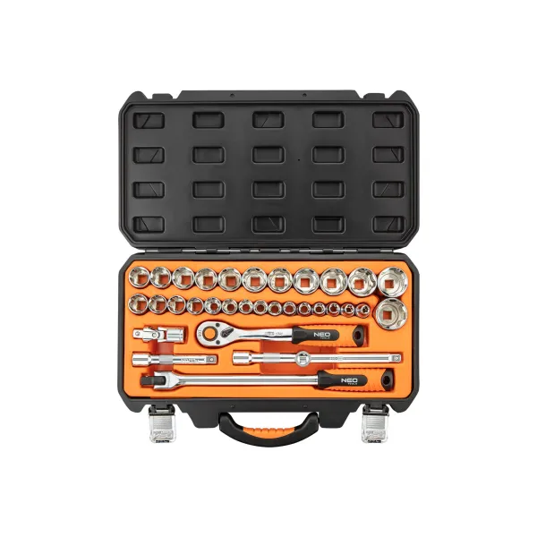Набір торцевих голівок 1/2, 33 шт Neo Tools (08-692) - Фото 1