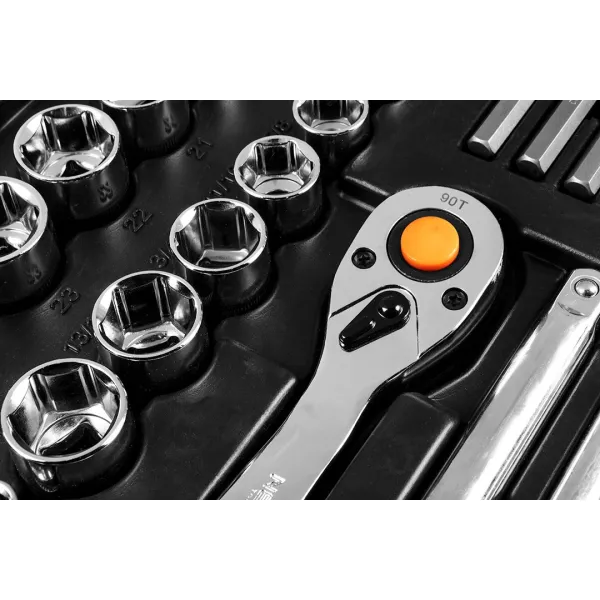 Набор инструмента 233шт, 1/2", 1/4", 3/8", CrV, кейс Neo Tools (10-078) - Фото 5