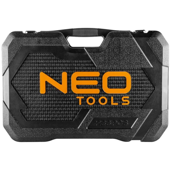 Набор инструмента 233шт, 1/2", 1/4", 3/8", CrV, кейс Neo Tools (10-078) - Фото 11