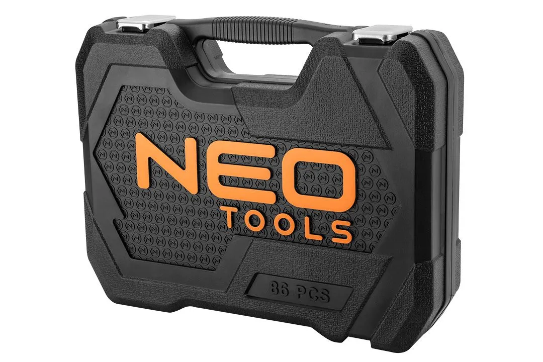 Набір торцевих головок 86шт, 1/2", 1/4", CrV, кейс Neo Tools (10-060) - Фото 10