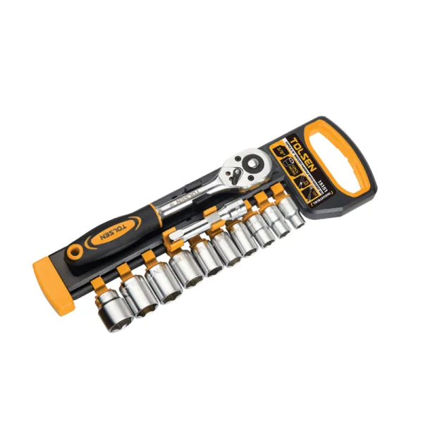 Набор торцевых головок Профи, 3/8", 12шт, CrV Tolsen (15151)