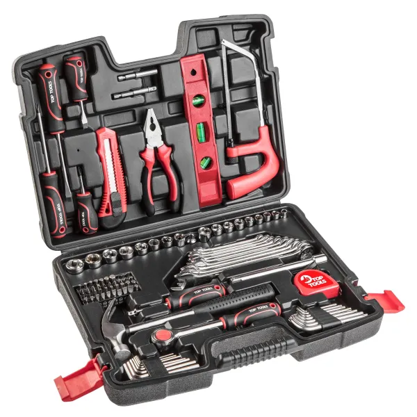 Набор инструментов 1/4", 3/8", 100шт, универсальный Top Tools (38D535) - Фото 6