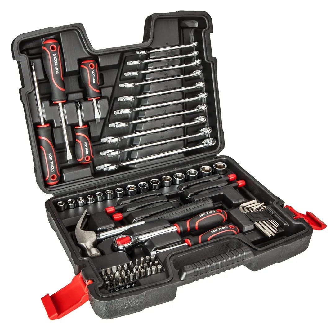 Набор инструментов 1/4", 3/8", 73шт, универсальный Top Tools (38D500) Набор инструментов 1/4", 3/8", 73шт, универсальный Top Tools (38D500)