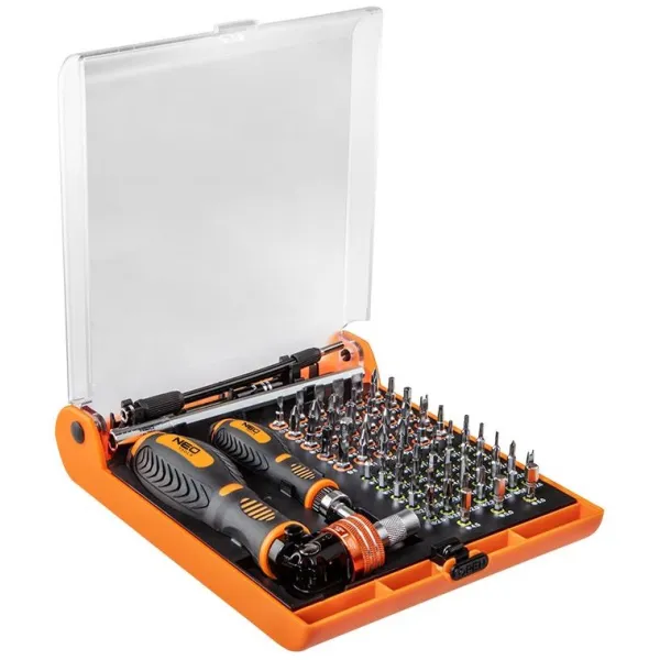 Набор бит 73шт, битодержатель, 1/4" Neo Tools (06-115) - Фото 5