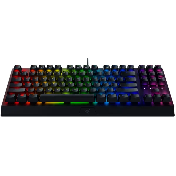 Клавиатура USB-A механическая, RGB, BlackWidow V3, TKL, Green Switch, EN/RU, чёрная Razer (RZ03-03490700-R3R1) - Фото 1