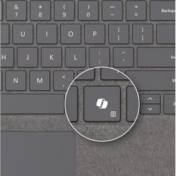 Комплект клавиатура и стилус беспроводной для планшета Surface Pro 8-11 и Pro X, платиновый Microsoft (8X8-00164) - Фото 1