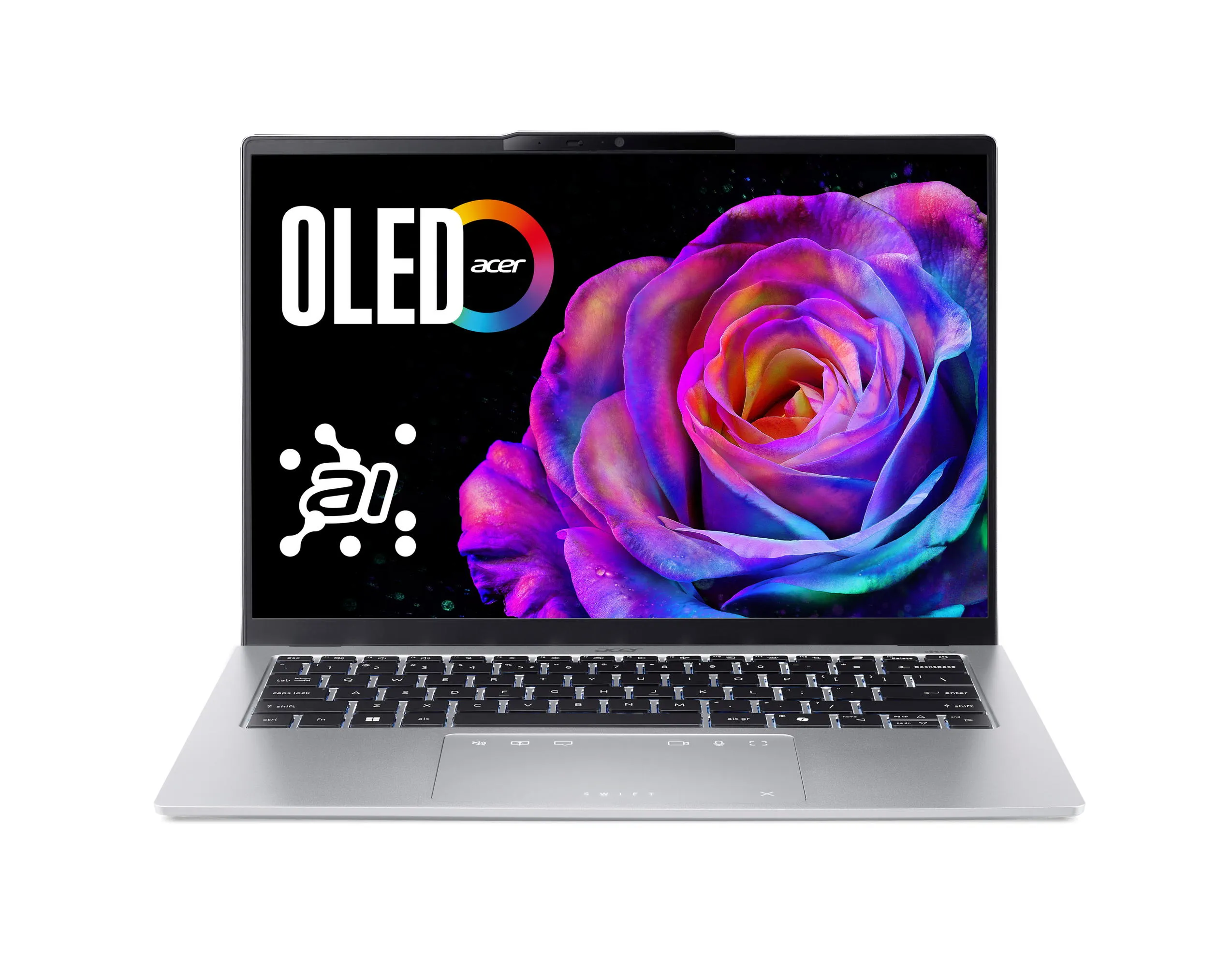 Ноутбук Swift Go 14 SFG14-74 14" WUXGA OLED, Intel U7-255H, 16GB, F1TB, UMA, Win11, серебристый Acer (NX.JCWEU.005) Ноутбук Swift Go 14 SFG14-74 14" WUXGA OLED, Intel U7-255H, 16GB, F1TB, UMA, Win11, серебристый Acer (NX.JCWEU.005)