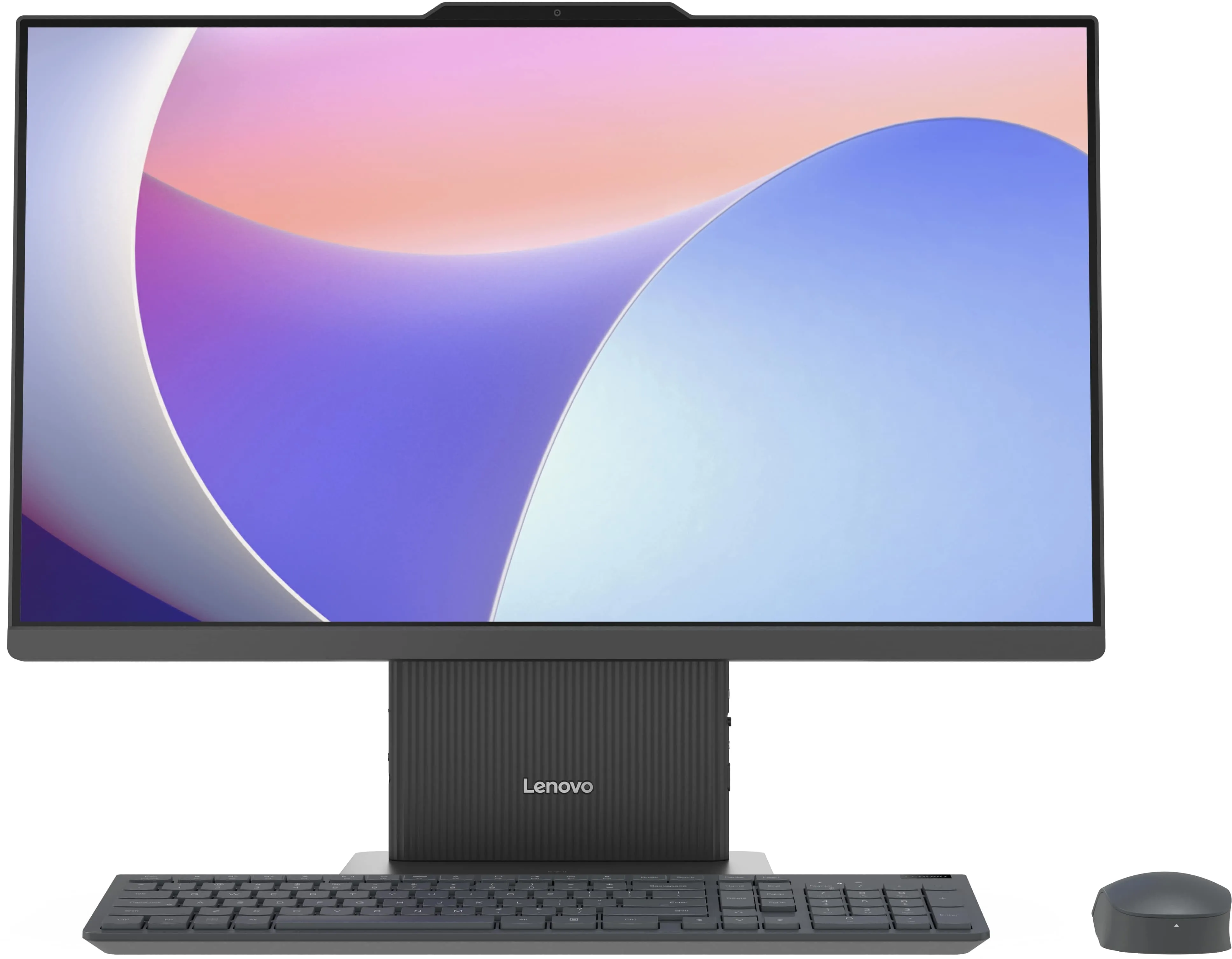 Моноблок Lenovo IdeaCentre AIO 24IRH9 23.8" FHD IPS AG, Intel i5-13420H, 8GB, F512GB, UMA, кл+м, без ОС, сірий Lenovo (F0HN00HQUO) - Фото 1