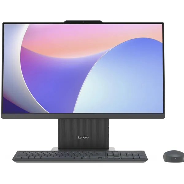 Моноблок Lenovo IdeaCentre AIO 24ARR9 23.8" FHD IPS AG, AMD R5-7535HS, 16GB, F512GB, UMA, кл+м, без ОС, сірий Lenovo (F0HR004BUO)