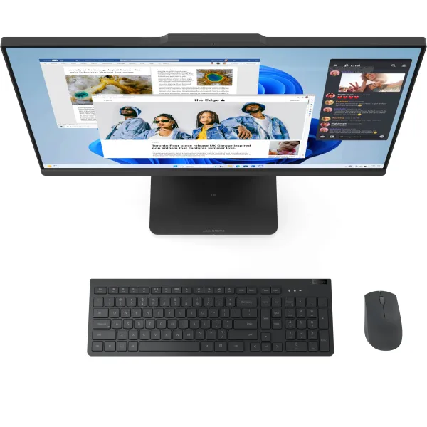 Моноблок Lenovo IdeaCentre AIO 24ARR9 23.8" FHD IPS AG, AMD R5-7535HS, 16GB, F512GB, UMA, кл+м, без ОС, сірий Lenovo (F0HR004BUO) - Фото 3