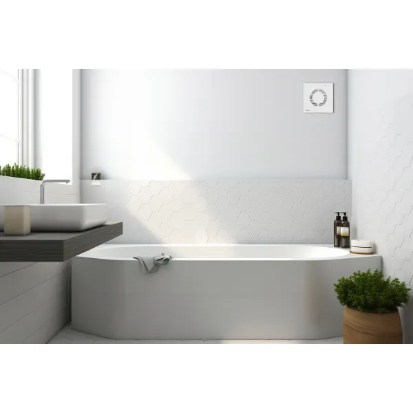 Витяжний вентилятор 20 Вт, 150 м3/г, 2300 об./хв., 35 дБ, білий Ardesto (BFO-120W) - Фото 1