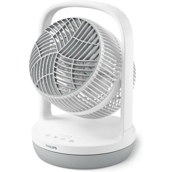 Вентилятор настільний Series 2000, 22см, 28Вт, таймер, поворот 180, білий Philips (CX2050/00) - Фото 2