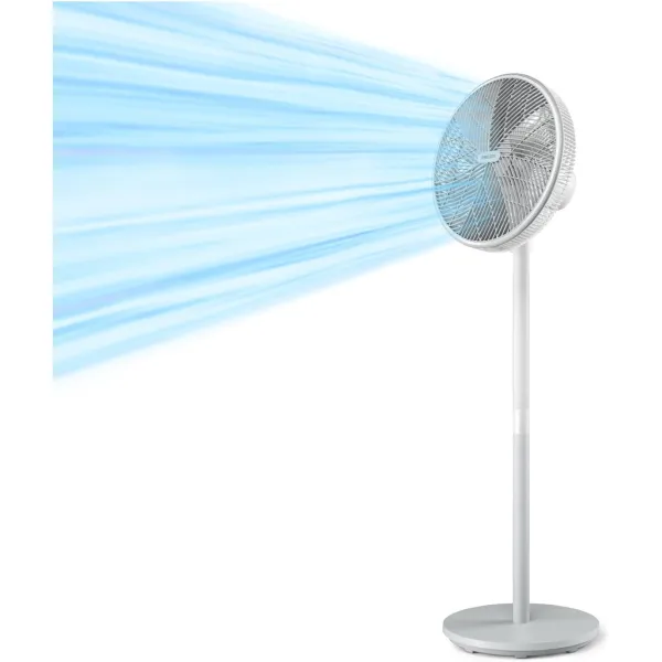 Вентилятор напольный Series 2000, 40см, 48Вт, таймер, поворот 90, белый Philips (CX2550/00) - Фото 2