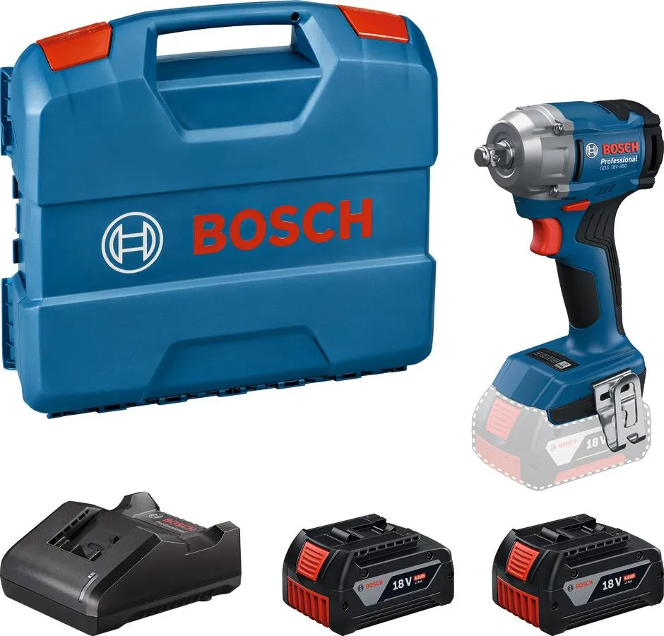Гайковерт ударний IDS GDS 18V-350 18В 2x4А·год, до 3400 об·хв, 85/200/350 Нм Bosch (0.601.9M5.021) Гайковерт ударний IDS GDS 18V-350 18В 2x4А·год, до 3400 об·хв, 85/200/350 Нм Bosch (0.601.9M5.021)
