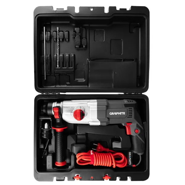 Перфоратор SDS-plus 900Вт 3.4Дж GRAPHITE (58G539) - Фото 7