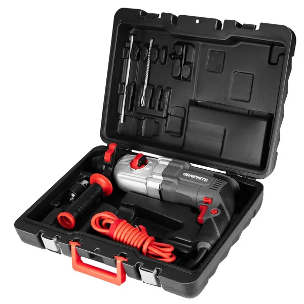 Перфоратор SDS-plus 900Вт 3.4Дж GRAPHITE (58G539) - Фото 8
