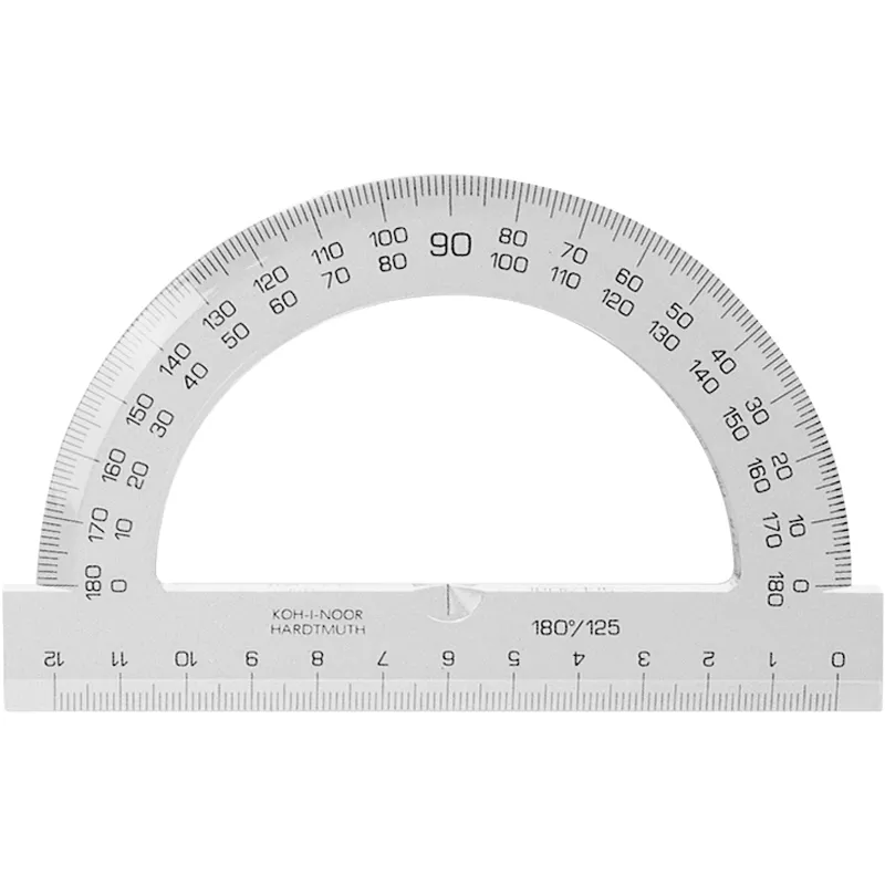 Транспортир 180/125, безцветный Koh-i-noor (746238) Транспортир 180/125, безцветный Koh-i-noor (746238)