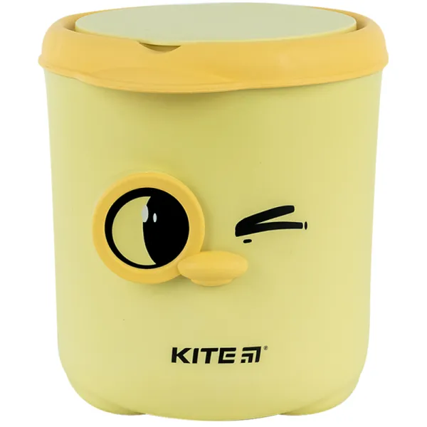Настольный контейнер для мусора желтый Kite (k24-011-2) - Фото 1