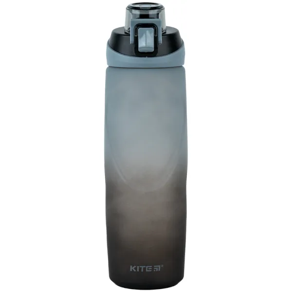 Пляшечка для води Kite 760 мл сіро-чорна, тританова (k24-1200-1) - Фото 1