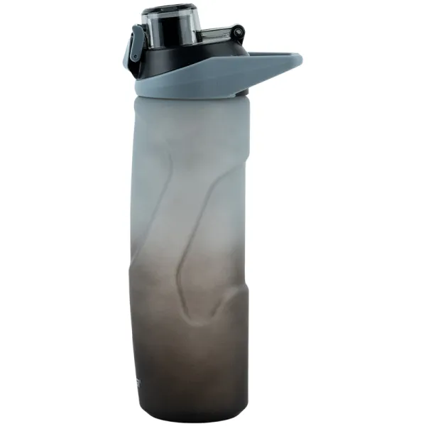 Пляшечка для води Kite 760 мл сіро-чорна, тританова (k24-1200-1) - Фото 1