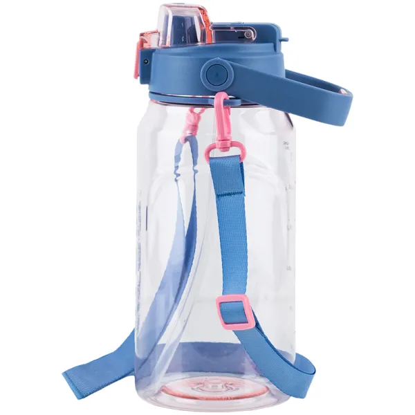 Пляшечка для води Kite 1500 мл рожева, тританова (k24-1202-2) - Фото 1