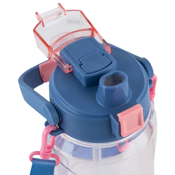 Пляшечка для води Kite 1500 мл рожева, тританова (k24-1202-2) - Фото 2