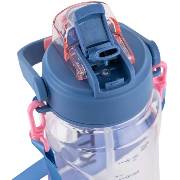 Пляшечка для води Kite 1500 мл рожева, тританова (k24-1202-2) - Фото 3
