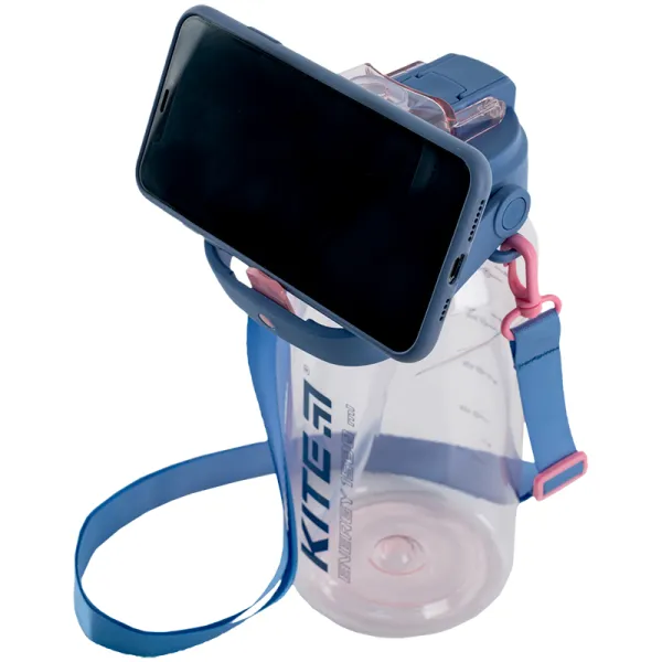 Пляшечка для води Kite 1500 мл рожева, тританова (k24-1202-2) - Фото 6