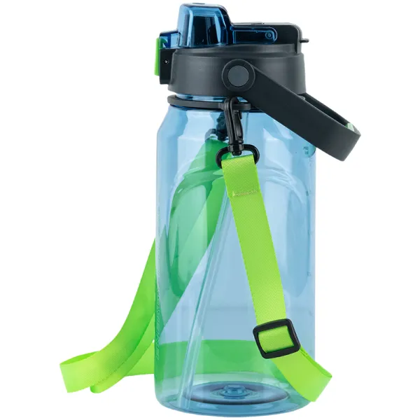 Пляшечка для води Kite 1500 мл синя, тританова (k24-1202-1) - Фото 1