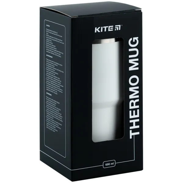 Термокружка 600 мл, белая Kite (k24-1206-1) - Фото 7