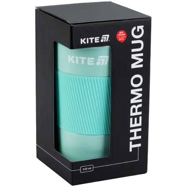 Термокружка 510 мл, мятная Kite (k25-458-2) - Фото 4
