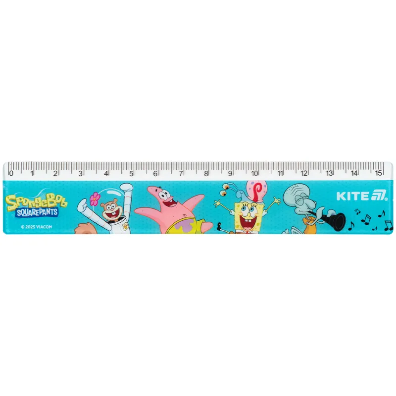 Линейка пластиковая, 15 см SB Kite (sb25-090) Линейка пластиковая, 15 см SB Kite (sb25-090)