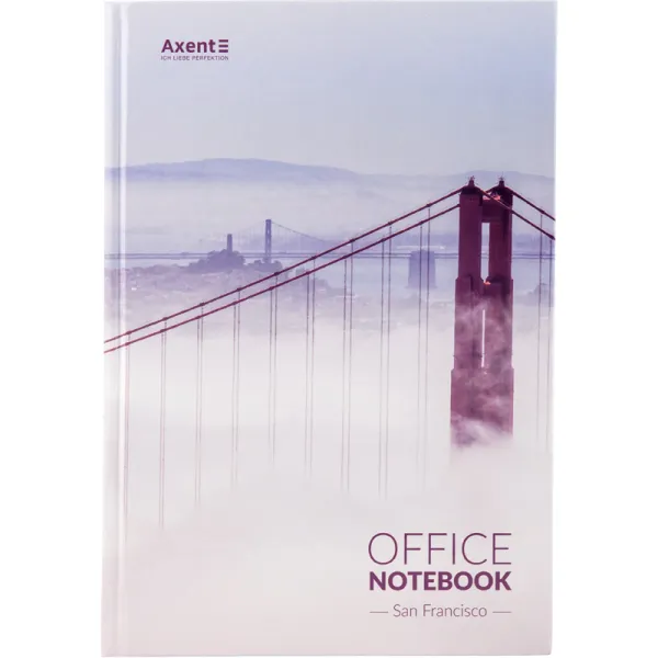 Книга записна А4, 192 арк, клітинка San Francisco Axent (8423-22-a) - Фото 4
