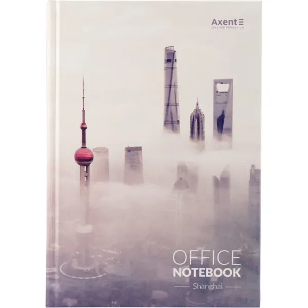 Книга записна А4, 192 арк, клітинка, Shanghai Axent (8423-24-a) - Фото 1