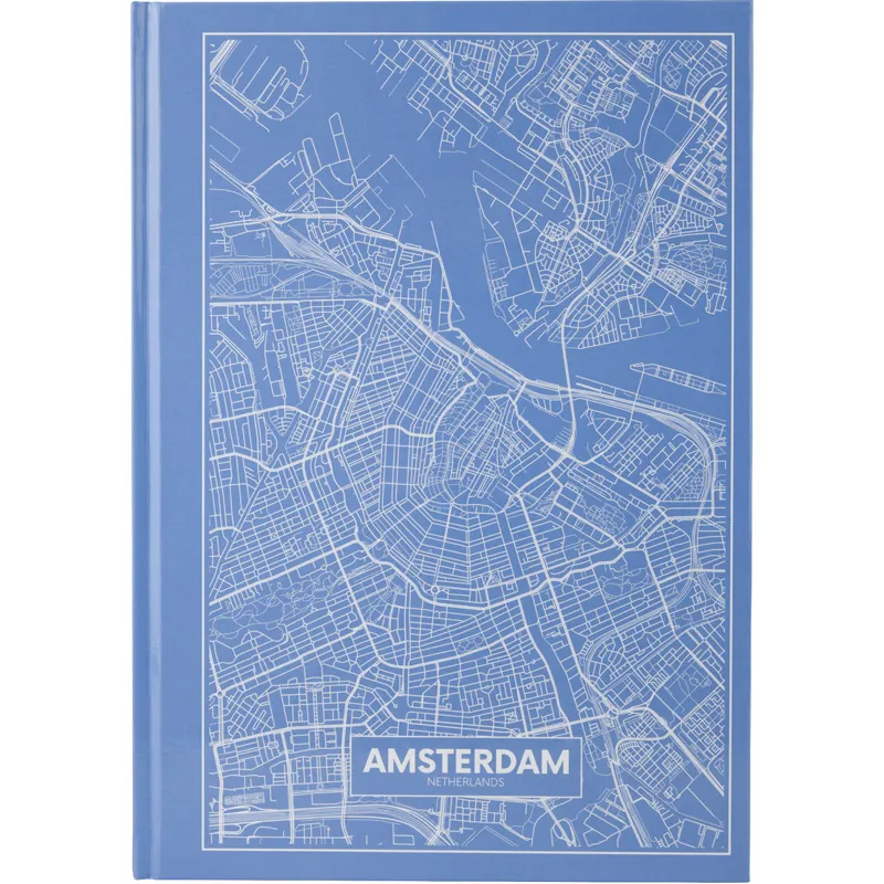 Книга записна А4 Maps Amsterdam, 96 арк, клітинка, блакитна Axent (8422-507-a) Книга записна А4 Maps Amsterdam, 96 арк, клітинка, блакитна Axent (8422-507-a)