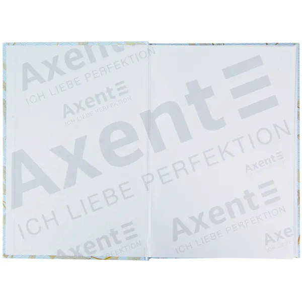 Книга записна А4 Waves 96 арк, клітинка, блакитна Axent (8422-560-a) - Фото 1