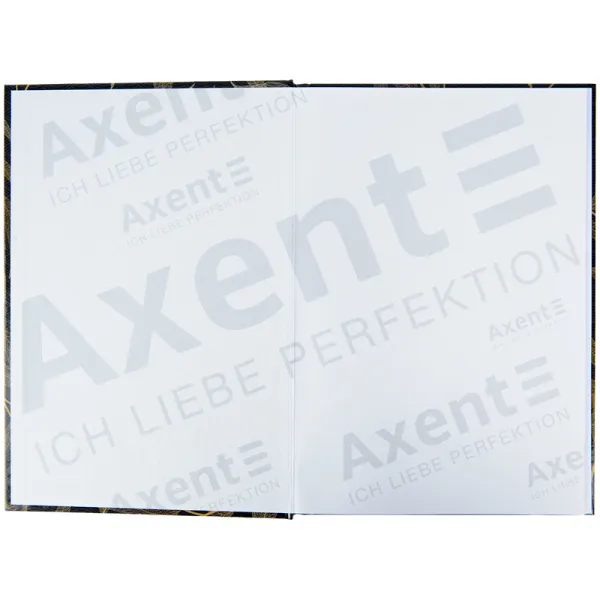 Книга записна А4 Waves 96 арк, клітітинка, чорна Axent (8422-561-a) - Фото 1
